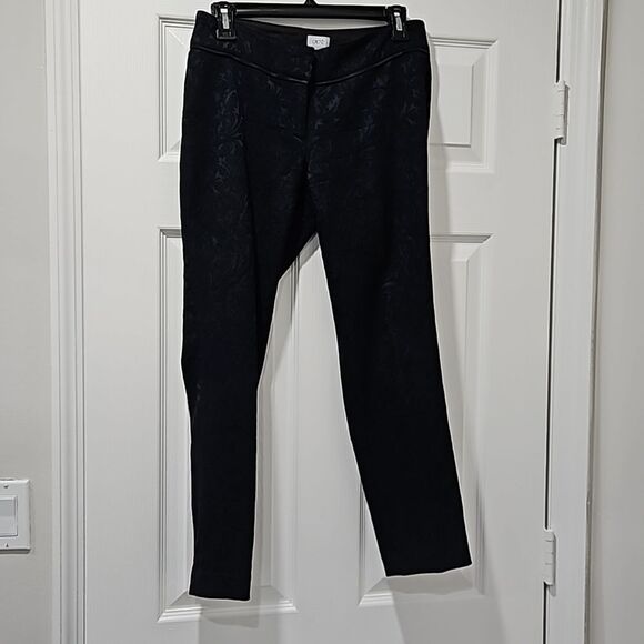 Cache Pantsuit Navy Blue Filigree Pattern - Picture 6 of 8